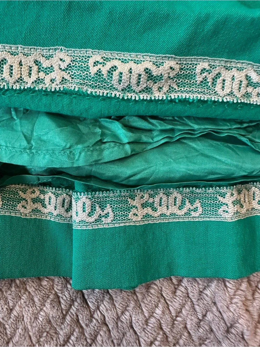 Lilly Pulitzer Emerald Green Mini Skirt